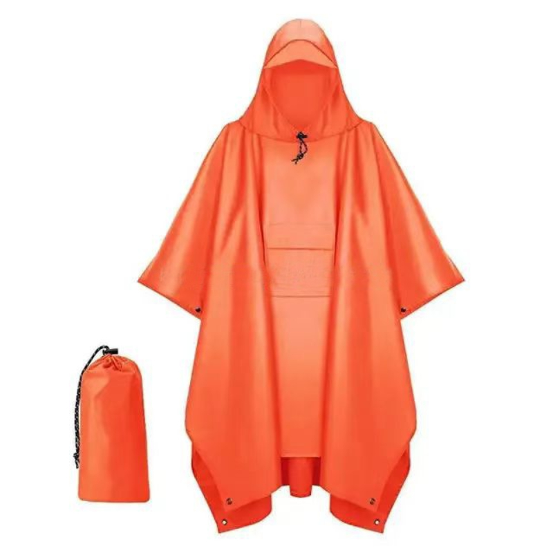 Emergency Poncho Rain - Manteau imperméable militaire 3 en 1