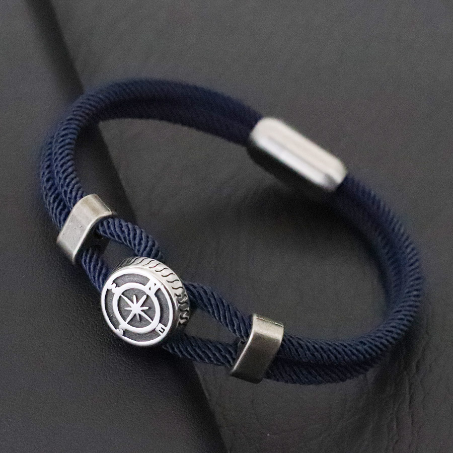 Compass Lensatic - Bracelet boussole nautique de Style Pirate