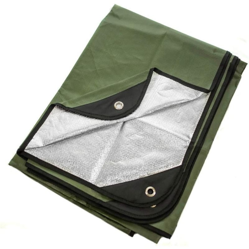 Survival Blanket Reflective - 【ESSENTIELS DE VOYAGE】Bâche isolante imperméable et