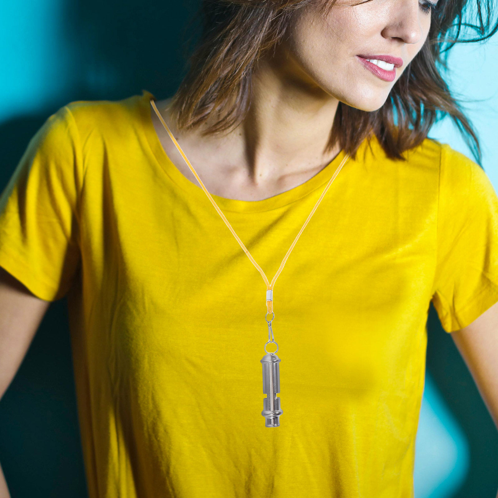 Emergency Whistle Loud - Sifflet de survie en acier inoxydable