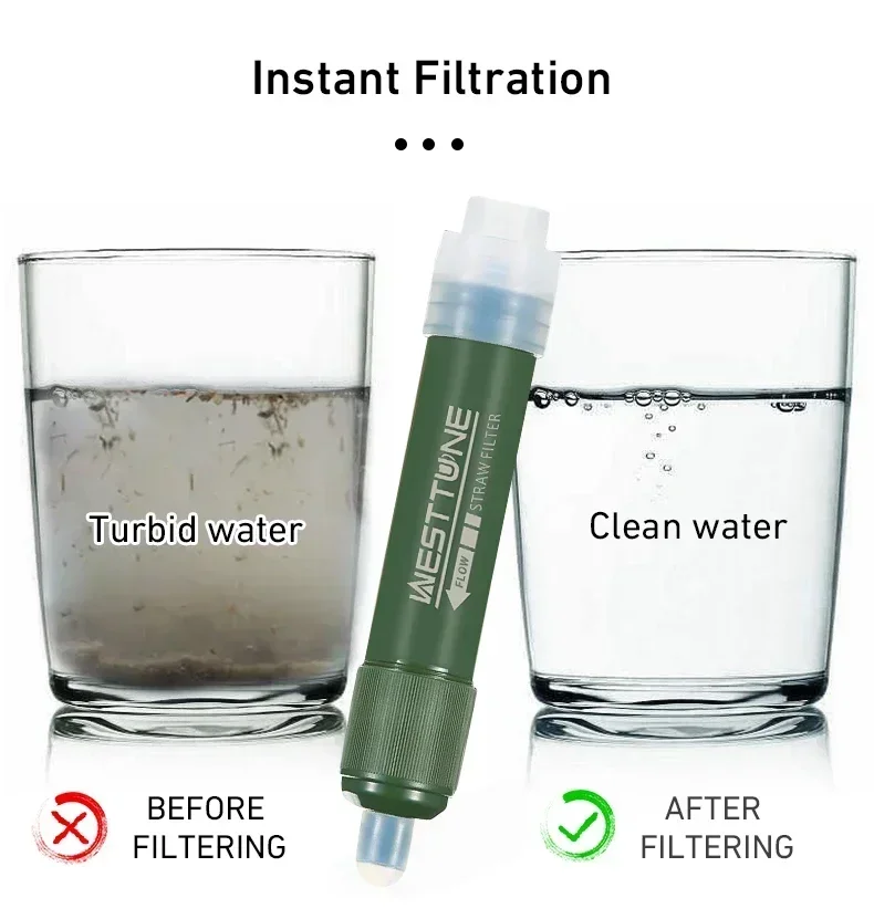 Water Purification Straw - Westtune – Mini filtre à eau