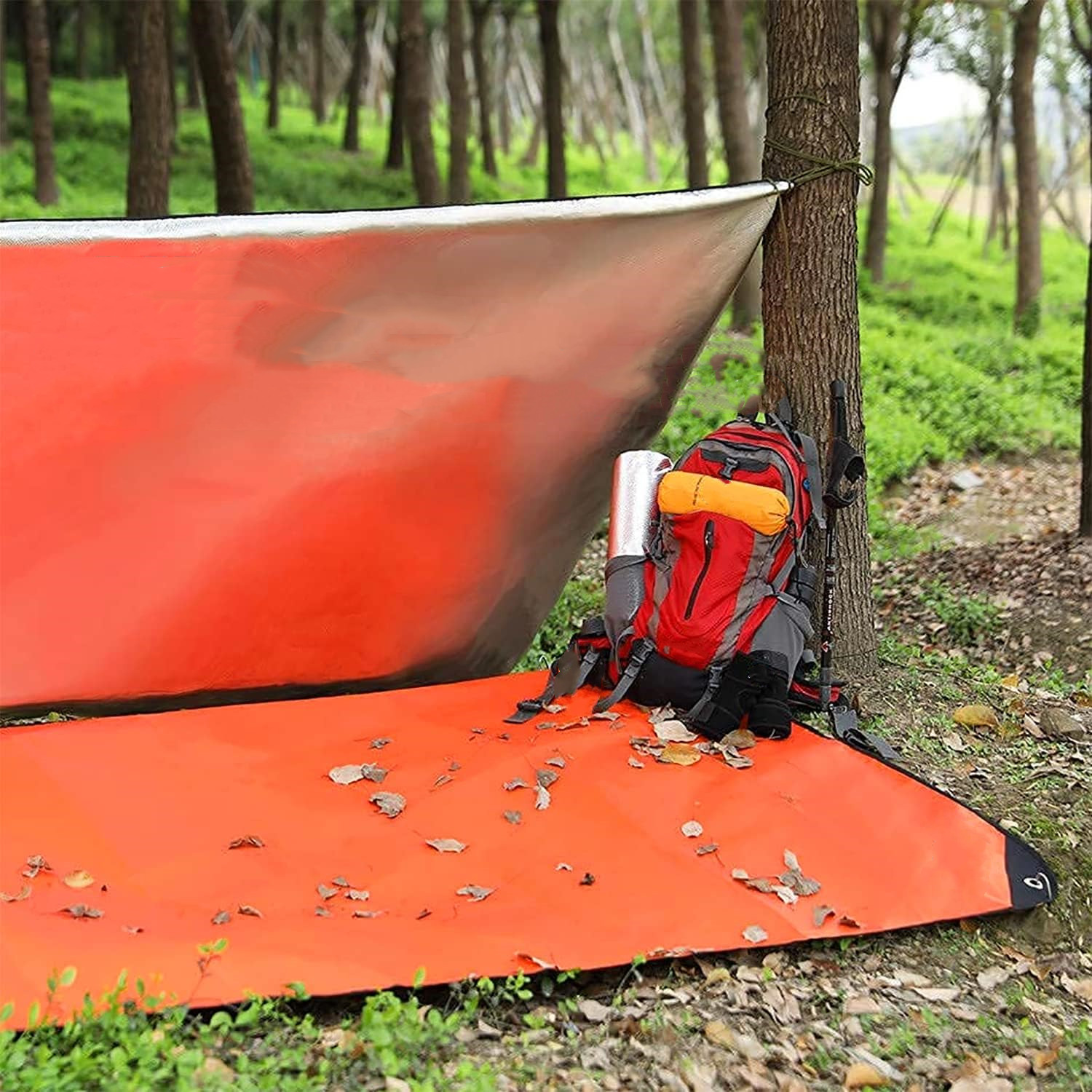 Survival Blanket Reflective - Couverture de survie robuste – Bâche
