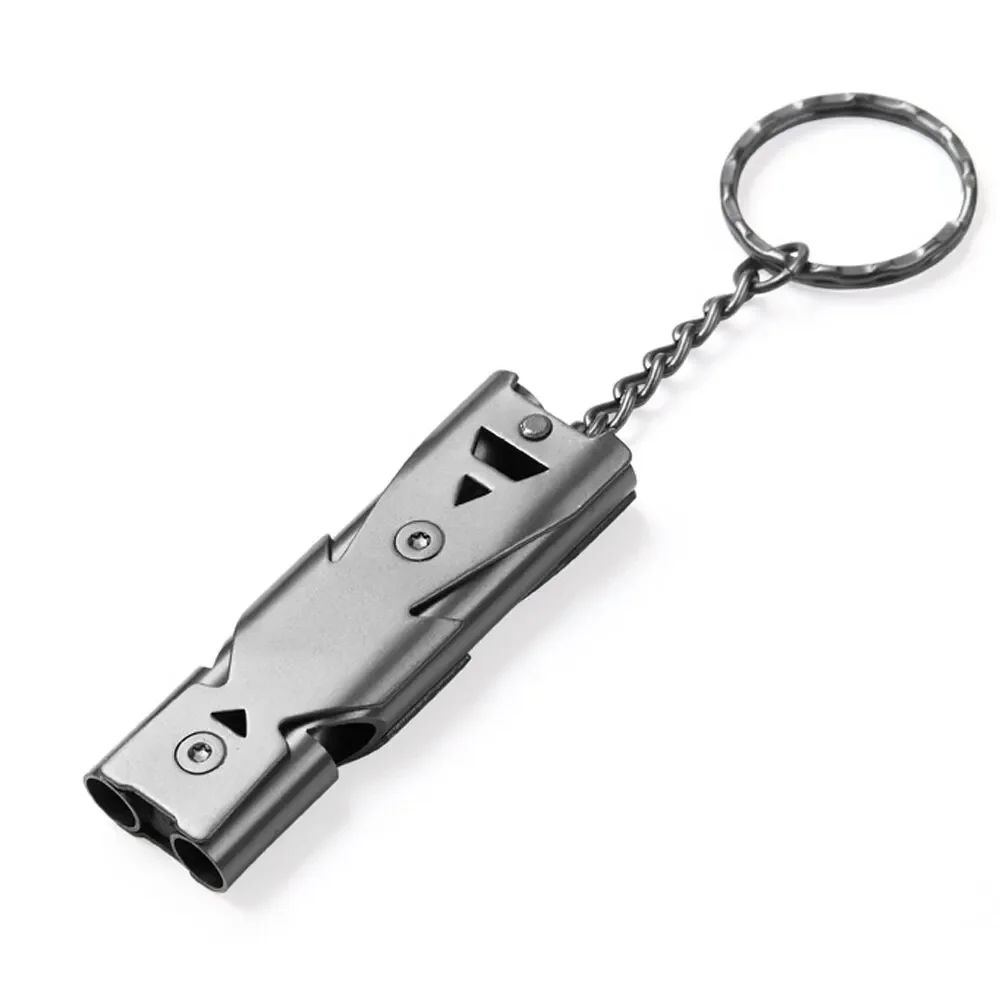 Emergency Whistle Loud - Porte-clés d'urgence à décibels élevés, pendentif