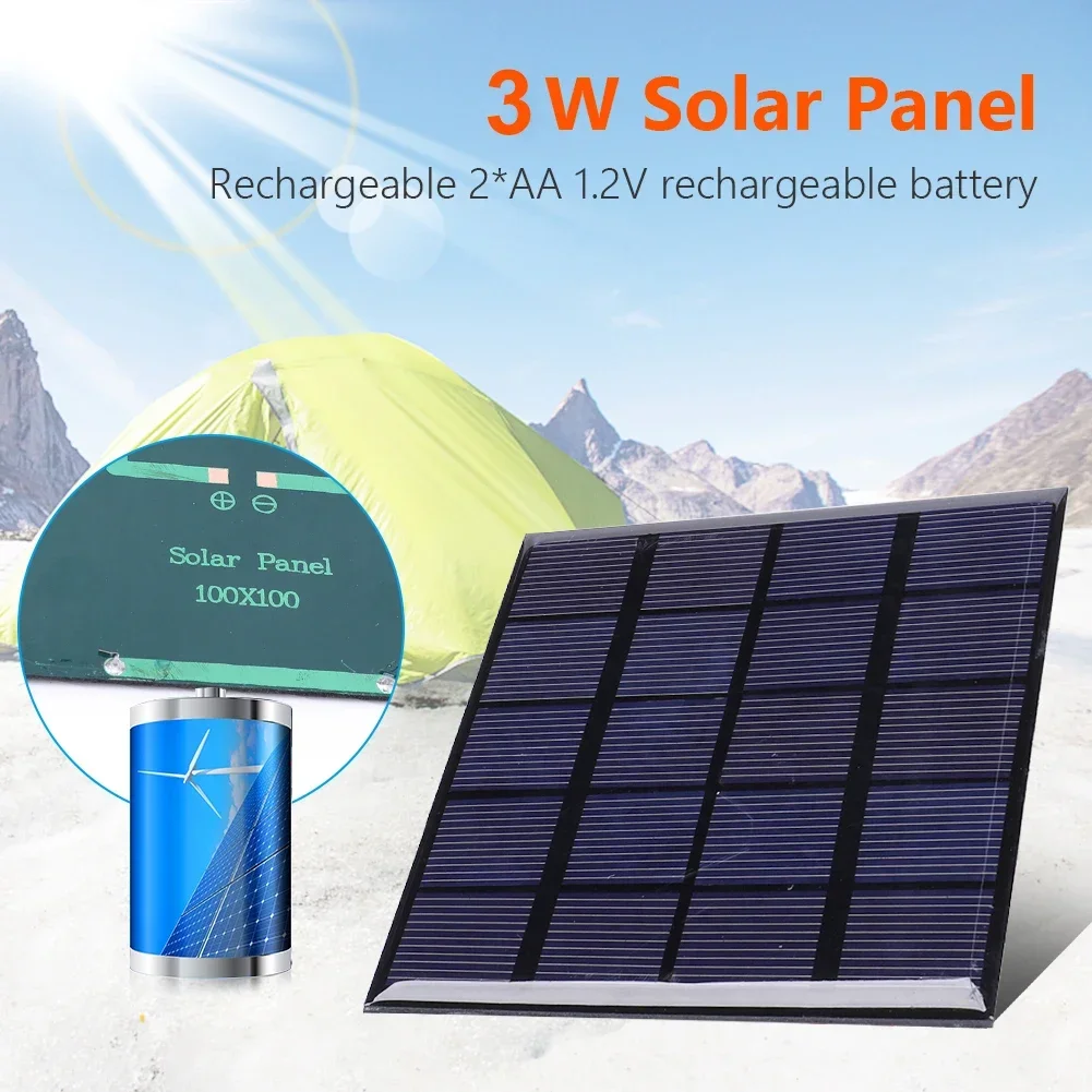 Solar Emergency Charger - Panneau solaire portable en polysilicium, panneau