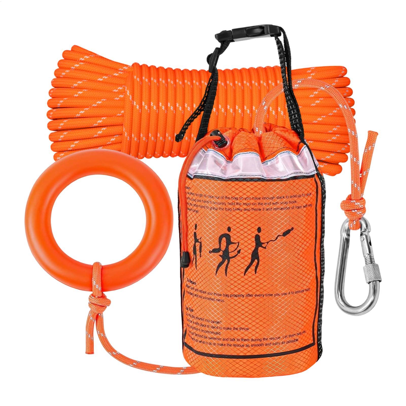 Rescue Rope Throw - Kit de sauvetage flottant pour bateau,