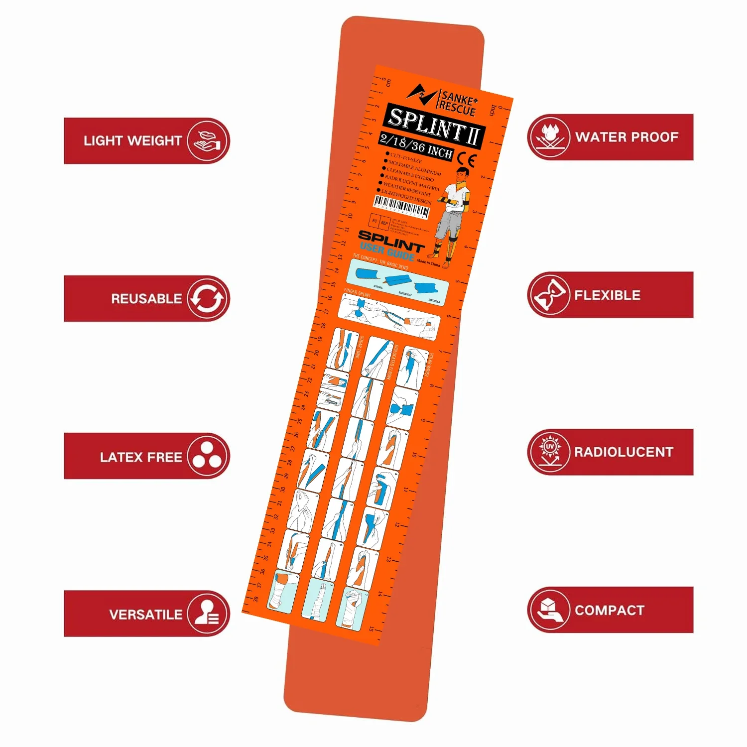 Attelle de premiers secours 36 - Bivy Bag Emergency avis et prix