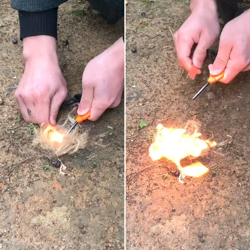 Démarreur de silex de survie e - Magnesium Fire Starter avis et prix
