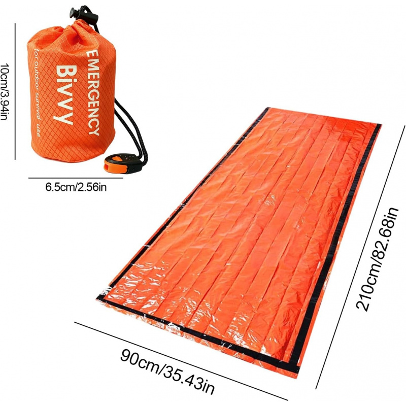 Lot de 2 sacs de couchage d'ur - Bivy Bag Emergency avis et prix