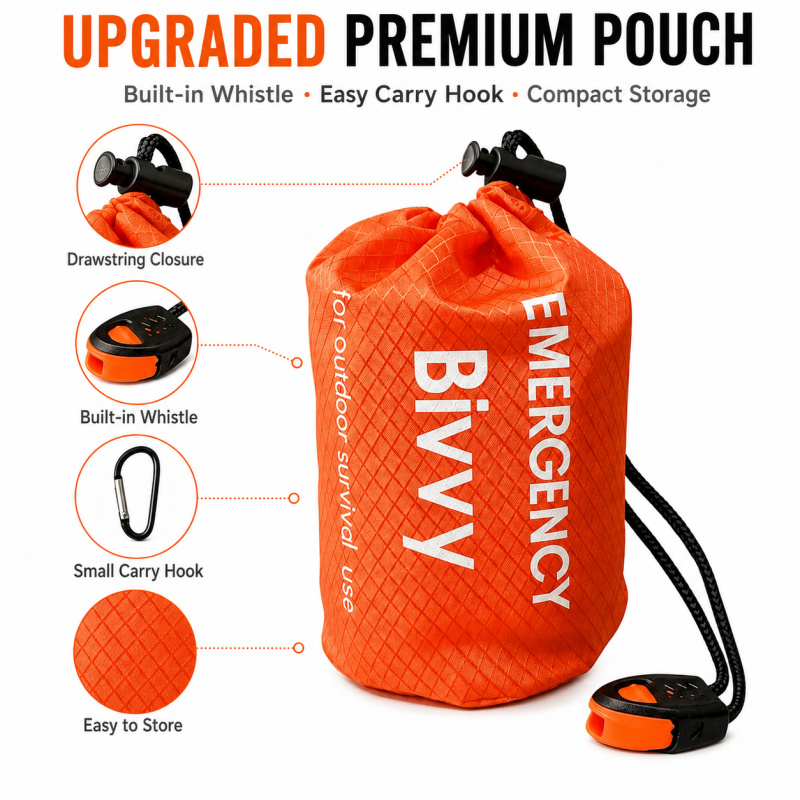 Lot de 2 sacs de couchage d'ur - Bivy Bag Emergency avis et prix