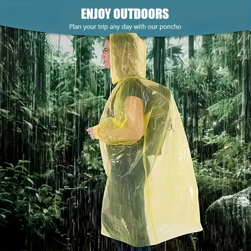 Poncho imperméable jetable, 5/ - Emergency Poncho Rain avis et prix