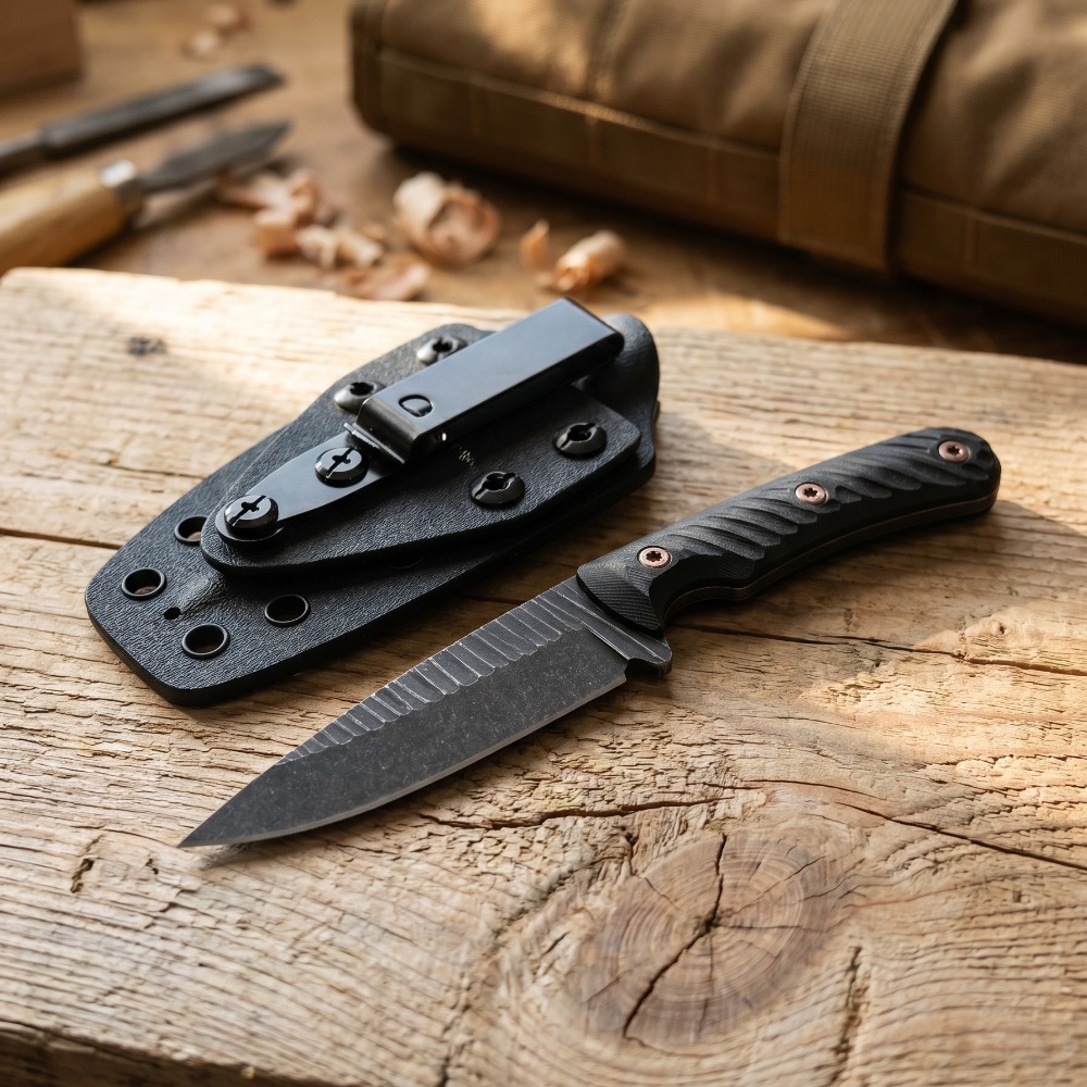 Couteau de Bushcraft à lame pl - Bushcraft Knife Fixed avis et prix