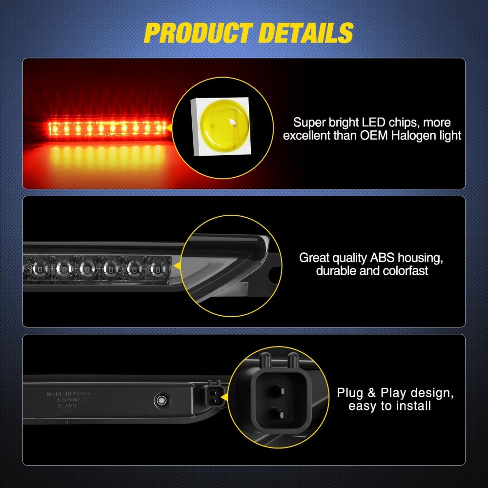 Troisième feu stop LED Nilight - Compass Lensatic avis et prix