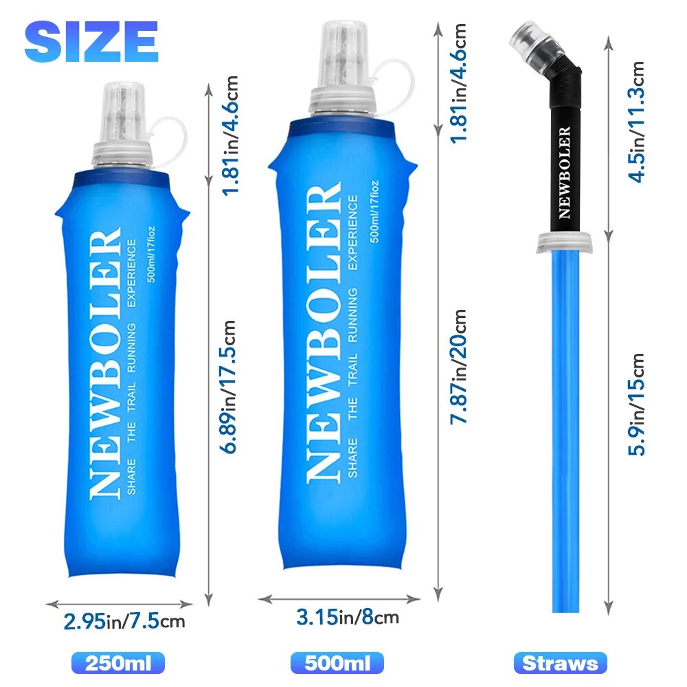 NEWBOLER 250 ml 500 ml bouteil - Water Bag Collapsible avis et prix