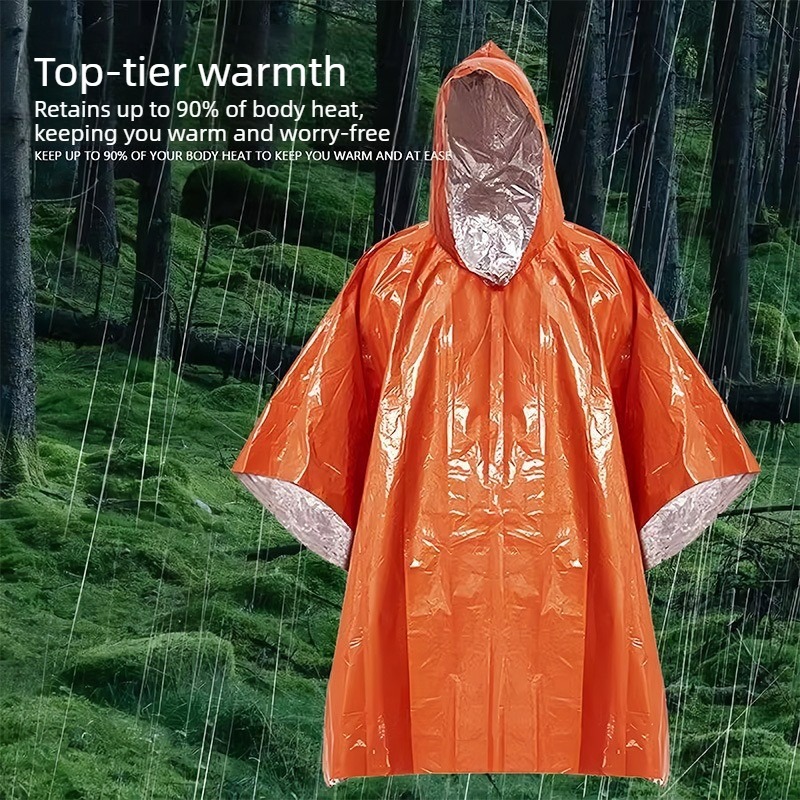 Poncho de pluie d'urgence, cou - Emergency Poncho Rain avis et prix