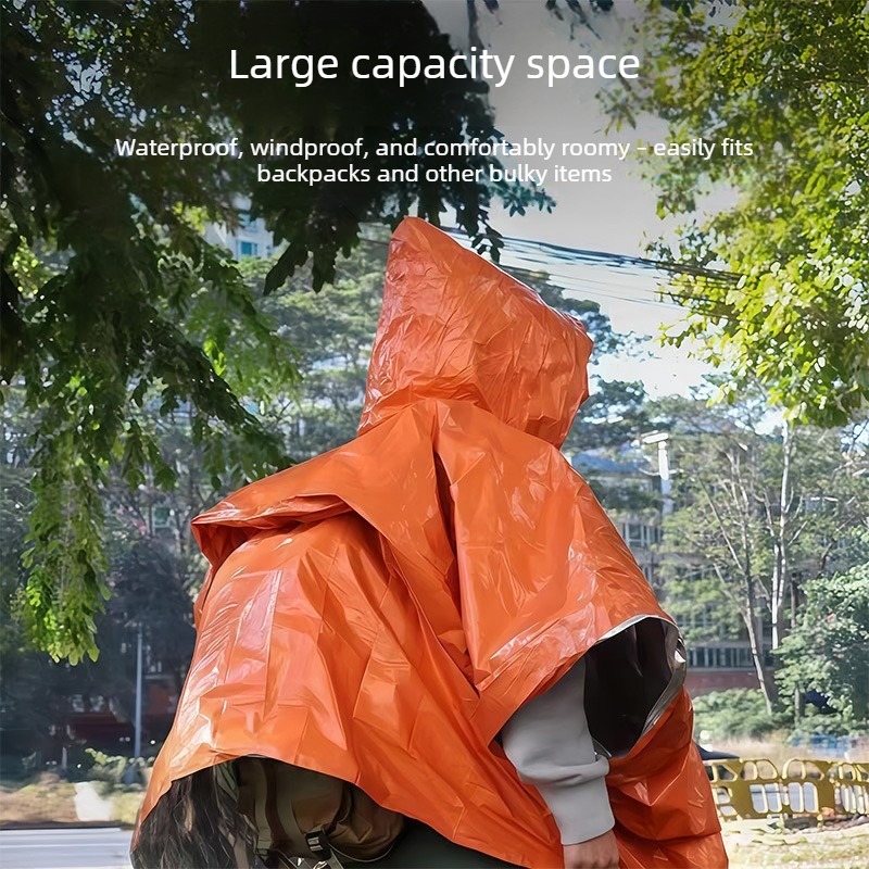 Poncho de pluie d'urgence, cou - Emergency Poncho Rain avis et prix