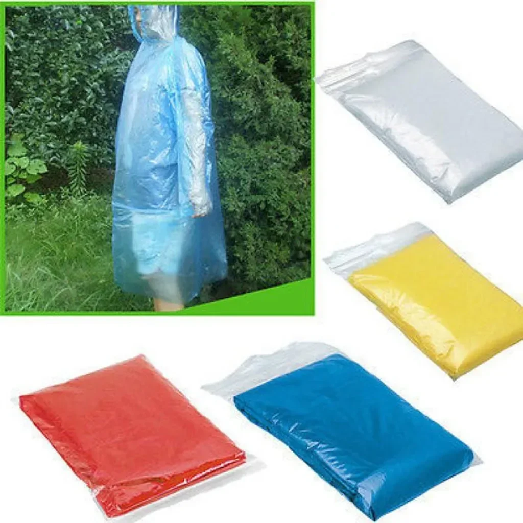5/10PC imperméable jetable Adu - Emergency Poncho Rain avis et prix