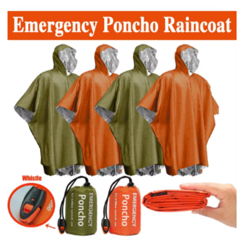 Poncho de pluie thermique jeta - Emergency Poncho Rain avis et prix